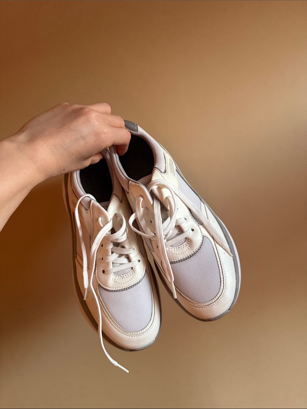 Rockport White and Cream Women's Sneakers